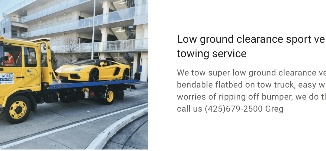 Towing Renton, Wa